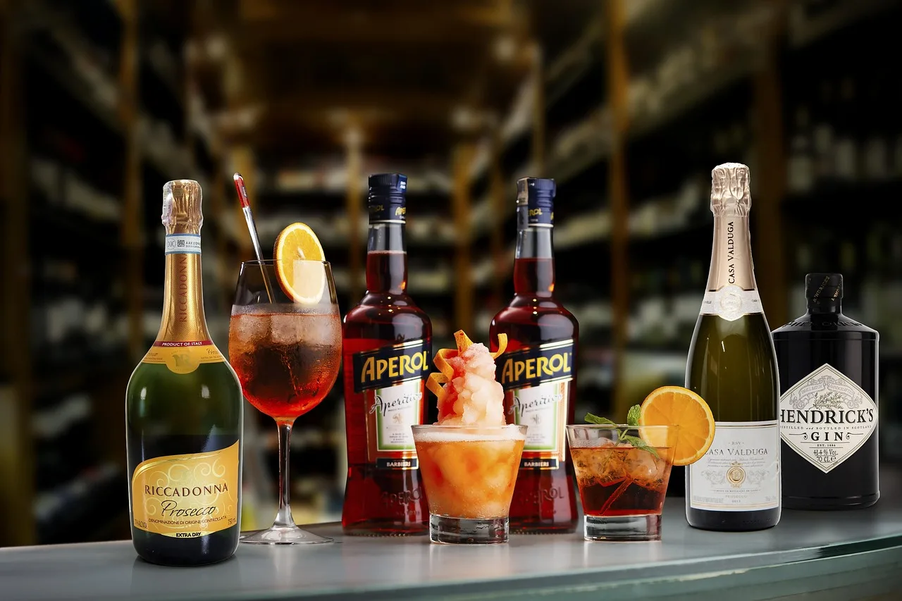 drinks, wine house, wine, alcohol, alcoholic, bottle, beverage. Zero proof menu design retail: stock and safety