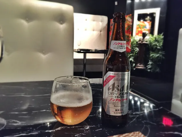 Asahi Dry Zero at Japanese Cuisine by Omae in Las Vegas, Nevada. Zero proof beverages cost: a budgeting framework to fill in