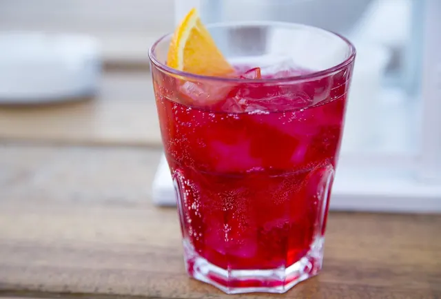 campari soda, drink, alcohol, campari, soda, cocktail, bar, ice, glass, nature, red, cold, beverage, aperol, summer, aperitif