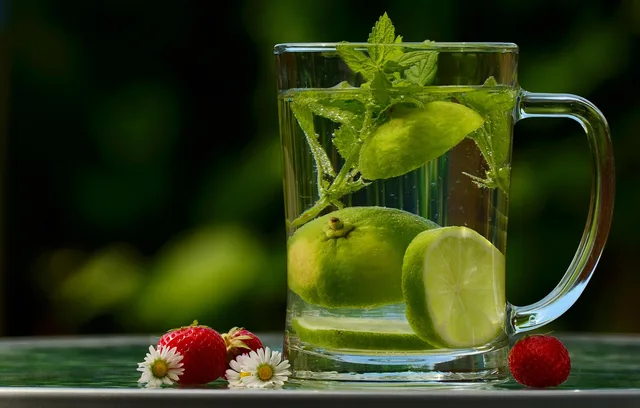 drink, lime, water, cup, lime water, detox, detox water, lemon balm, strawberries, fruits, glass, beverage, refreshment, thirst, wellness, nature, organic, natural. USDA organic certification for zero-proof drinks, costs and benefits for small producers